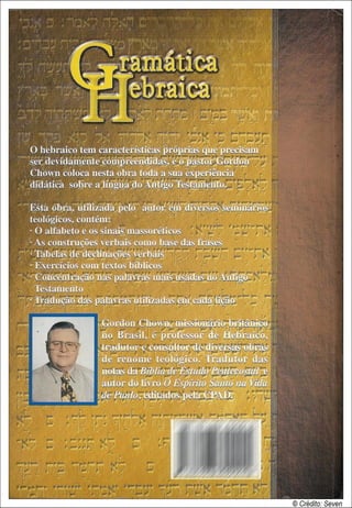 Gramática hebraica (gordon chown)