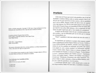 Gramática hebraica (gordon chown)