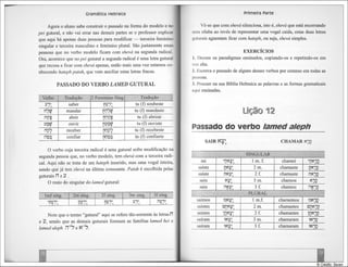 Gramática hebraica (gordon chown)