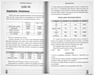 Gramática hebraica (gordon chown)