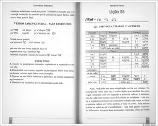 Gramática hebraica (gordon chown)