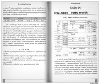 Gramática hebraica (gordon chown)