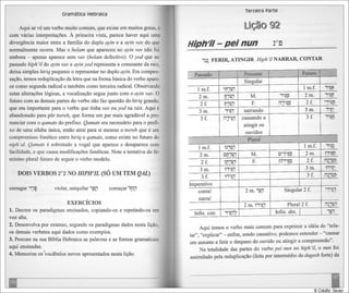 Gramática hebraica (gordon chown)