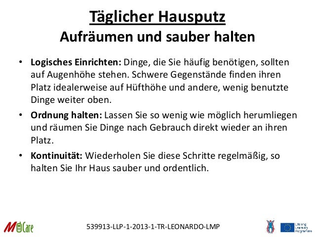 Küche Sauber Halten