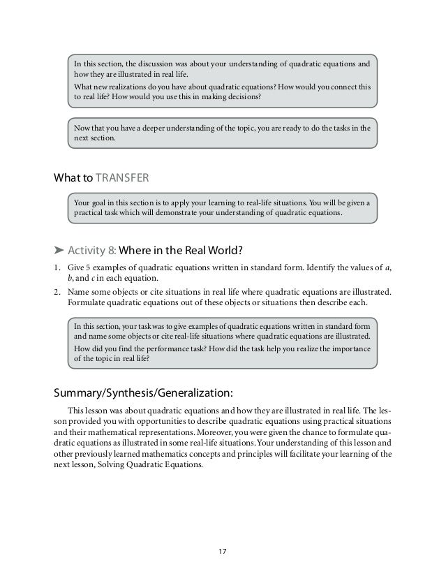 Alberta Program Of Studies Math Illustrative Examples Of Problem