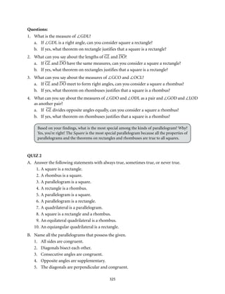 Grade 9 Mathematics Module 5 Quadrilaterals (LM) | PDF