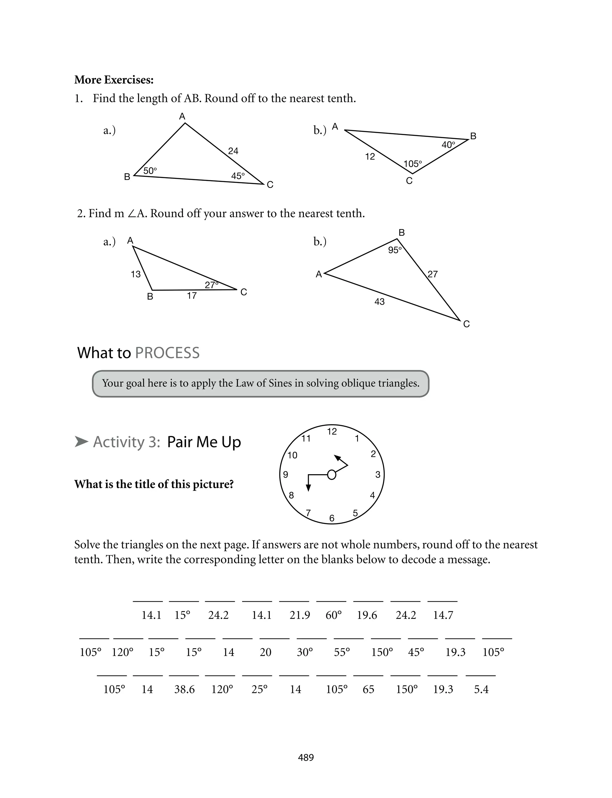 Grade 9 Mathematics Module 7 Triangle Trigonometry | PDF