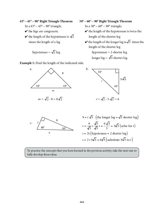 Printables 30-60-90 Triangles Worksheet grade 9 mathematics module 7 triangle trigonometry 28