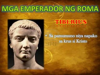 • Sa pamumuno niya napako
       sa krus si Kristo
 