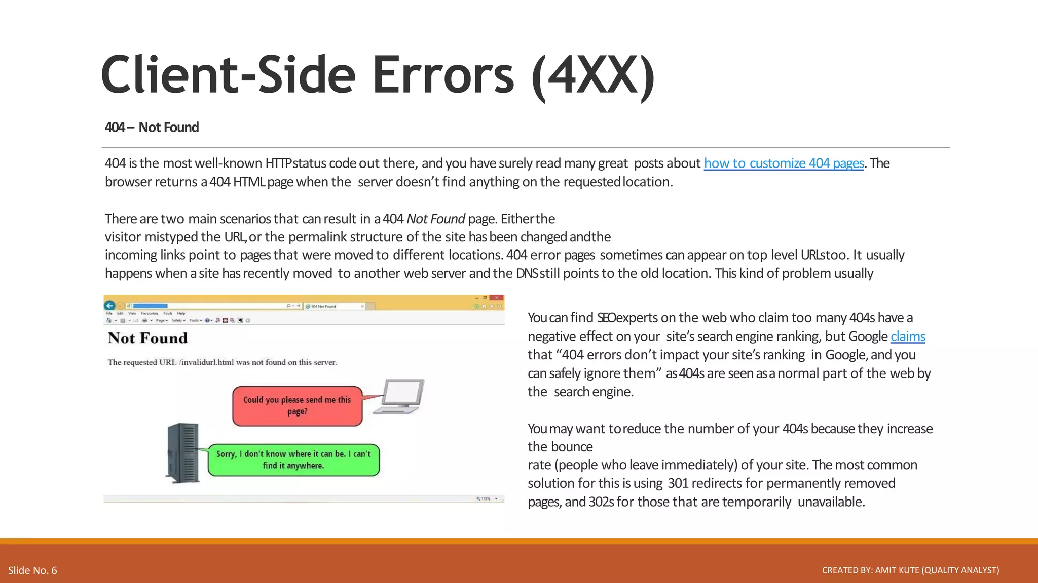 9 most common http errors explained ppt