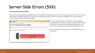 9 Most Common HTTP Errors Explained | PPT