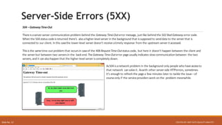 9 Most Common HTTP Errors Explained | PPT