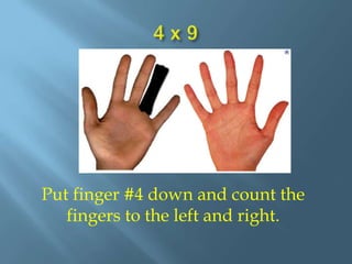 So 1 x 9 =9