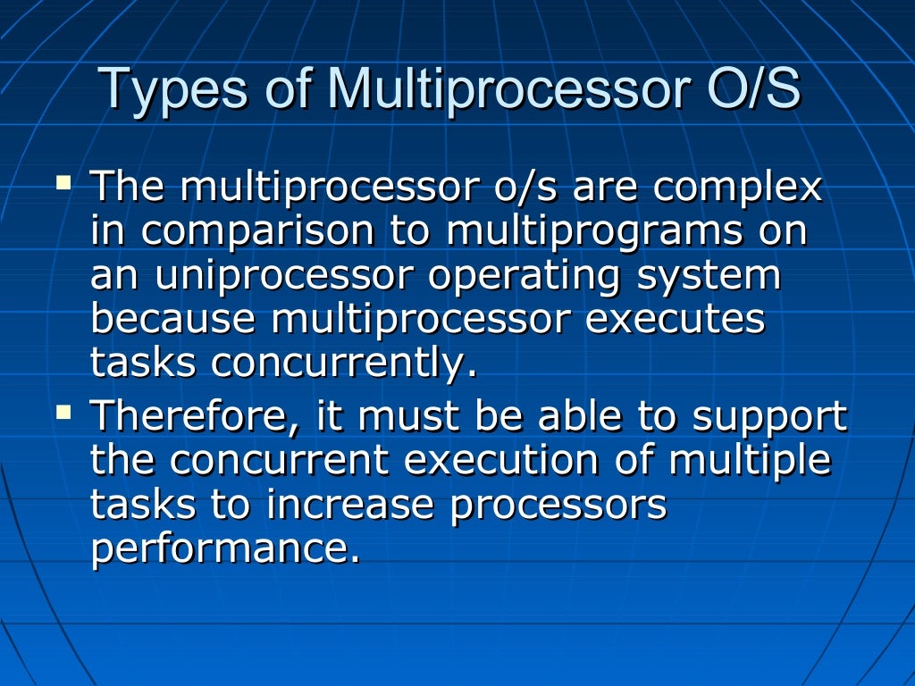Multiprocessor Systems