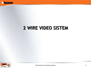 2 WIRE VIDEO SISTEM 