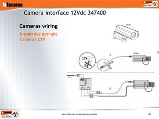 Installative example Camera CCTV Camera interface 12Vdc 347400 Cameras wiring 