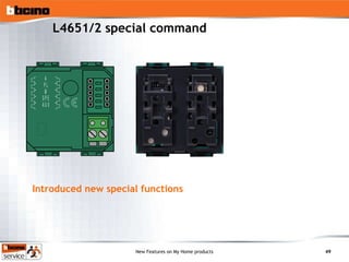 L4651/2 special command Introduced new special functions 