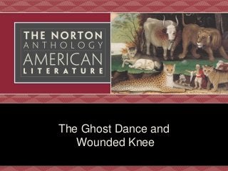 The Ghost Dance and
Wounded Knee
 
