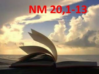 NM 20,1-13
 