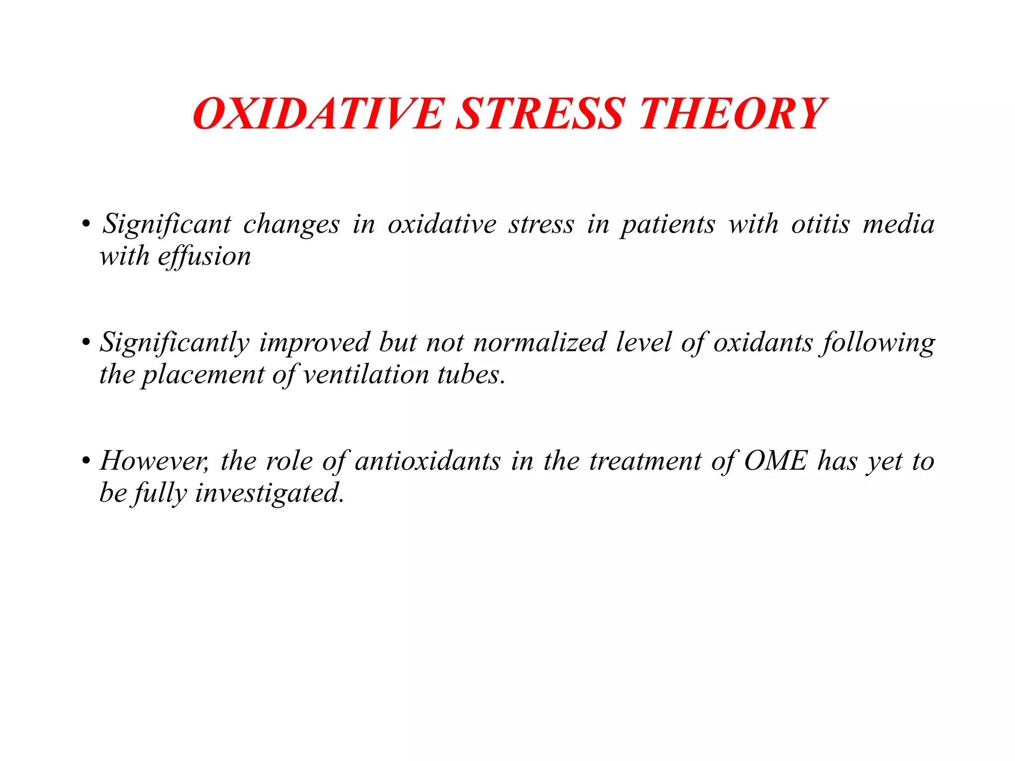 NONSUPPURATIVE OTITIS MEDIA | PPTX