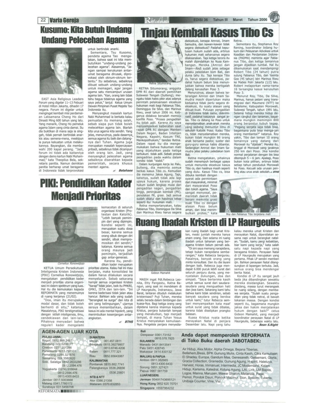 Tabloid reformata edisi 36 maret 2006