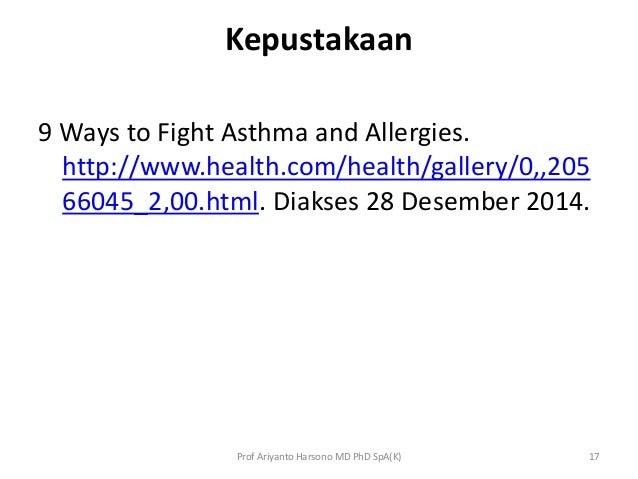 9 Obat untuk mengobati Asma Alergi