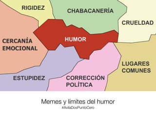 Memes y límites del humor
#AvilaDosPuntoCero
 