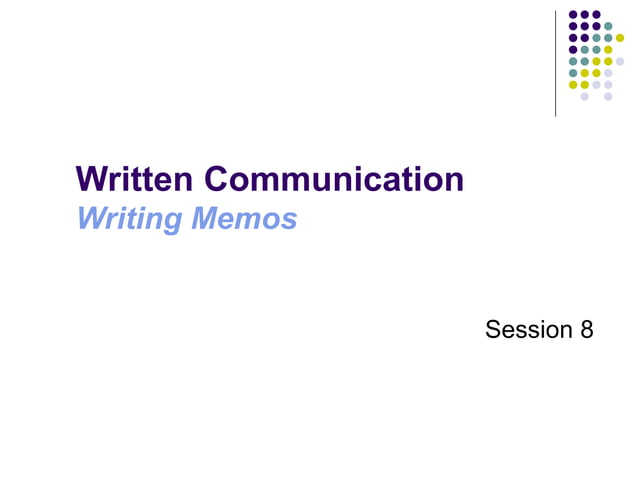 9 Official Common Memos presentation .ppt