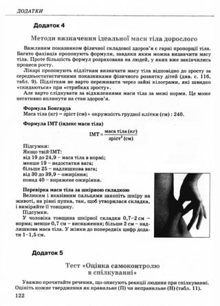 Основи здоров’я 9 клас