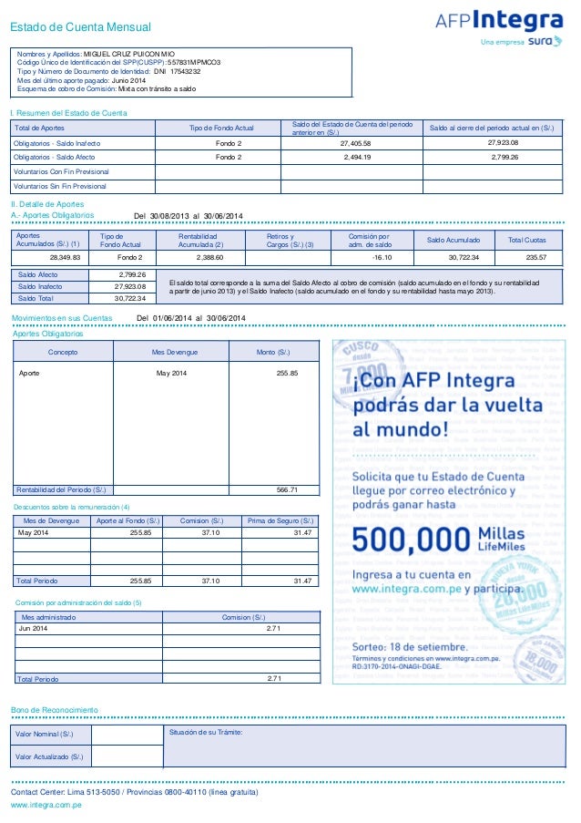 estado de cuenta