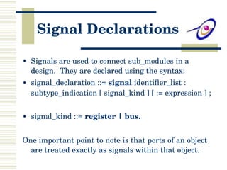 VHDL Subprograms and Packages | PPT