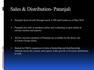 Colgate Distribution Network patanjali and colgate | PPTX