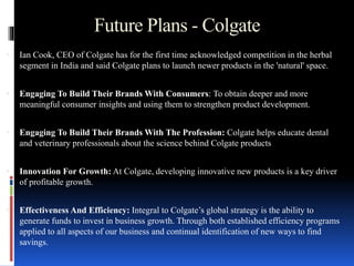 Colgate Innovation patanjali and colgate | PPTX