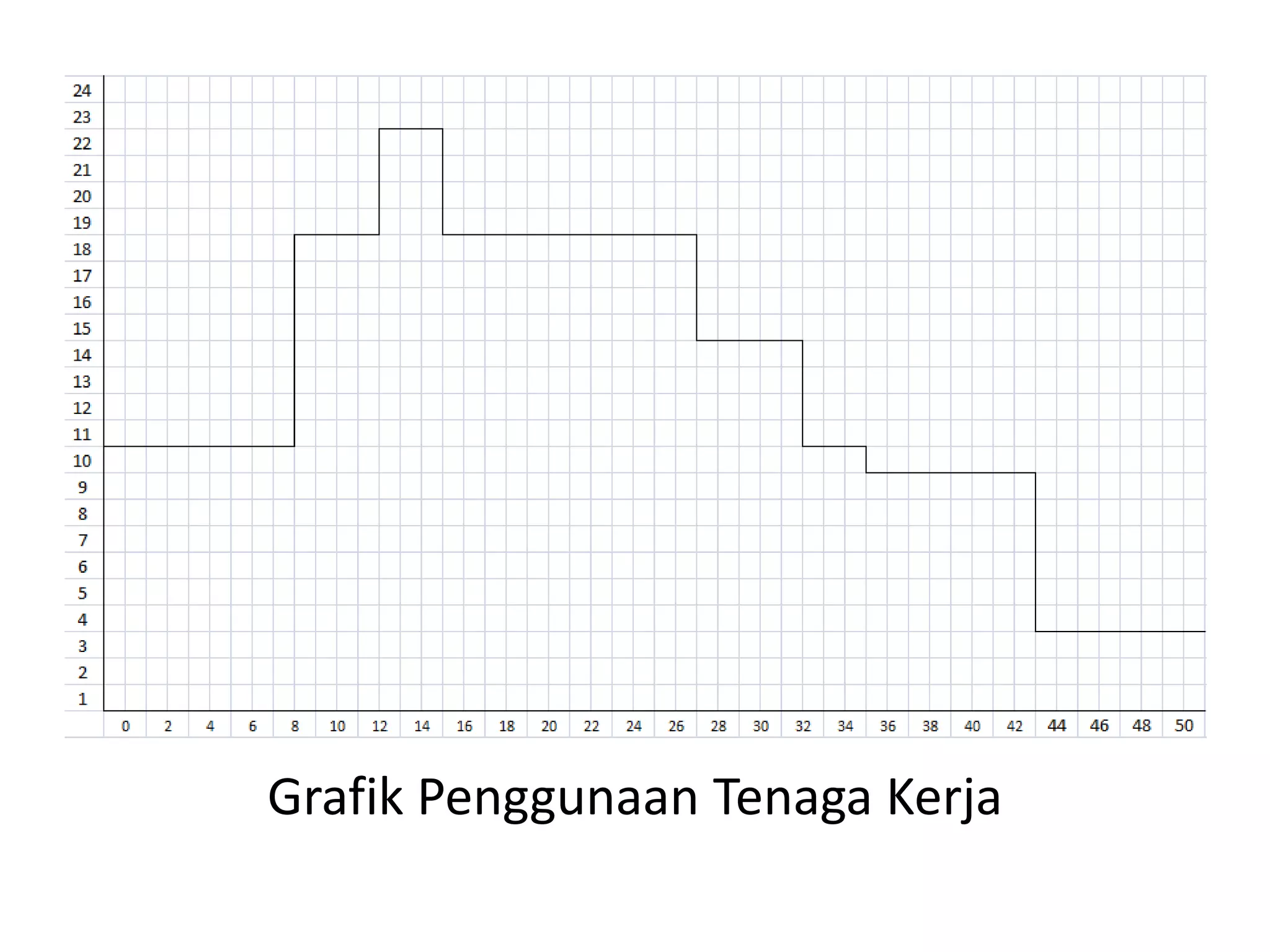 Grafik Penggunaan Tenaga Kerja
 