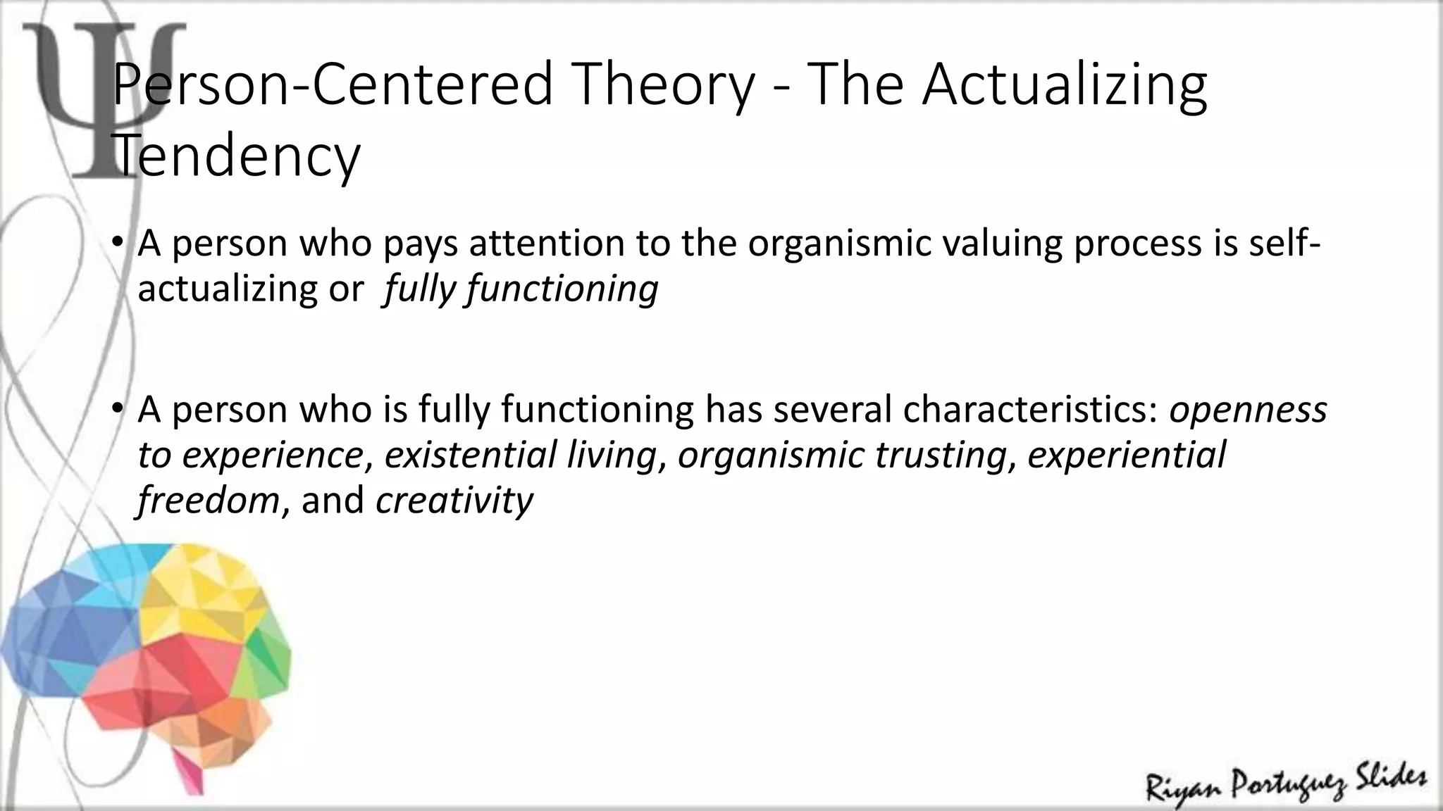 9 person centered theory PPTX