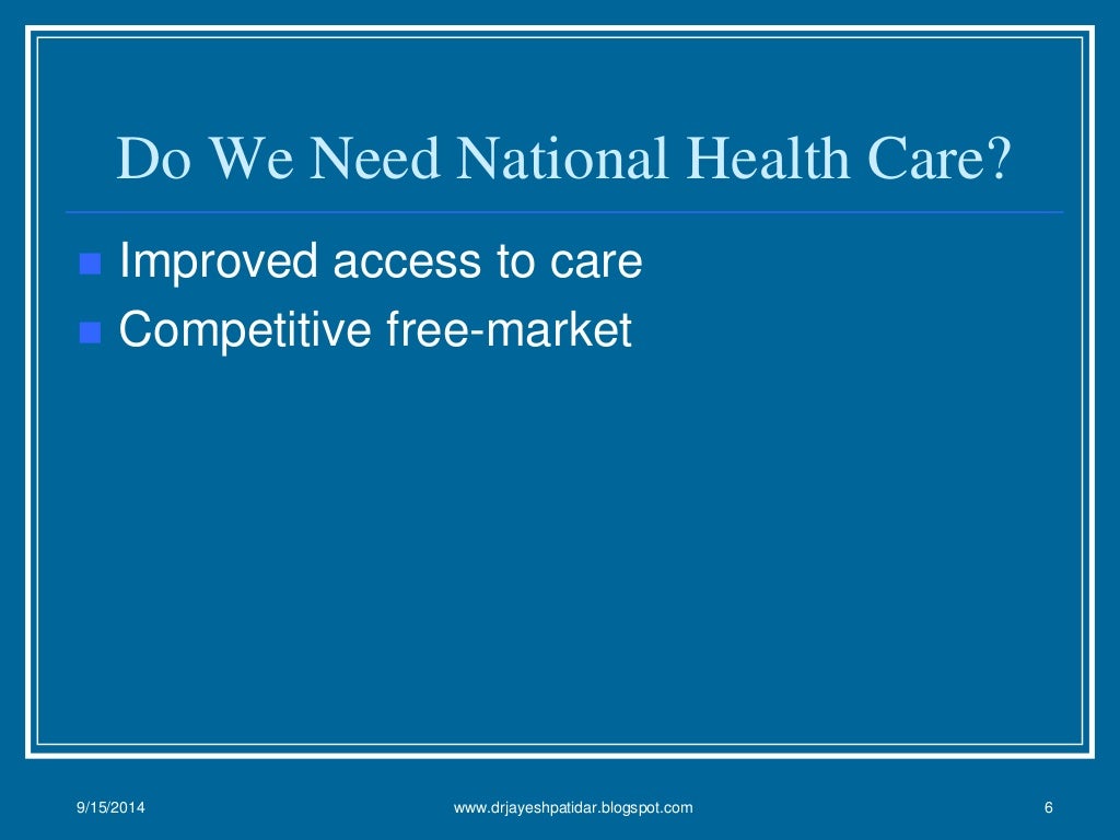Health Care delivery system