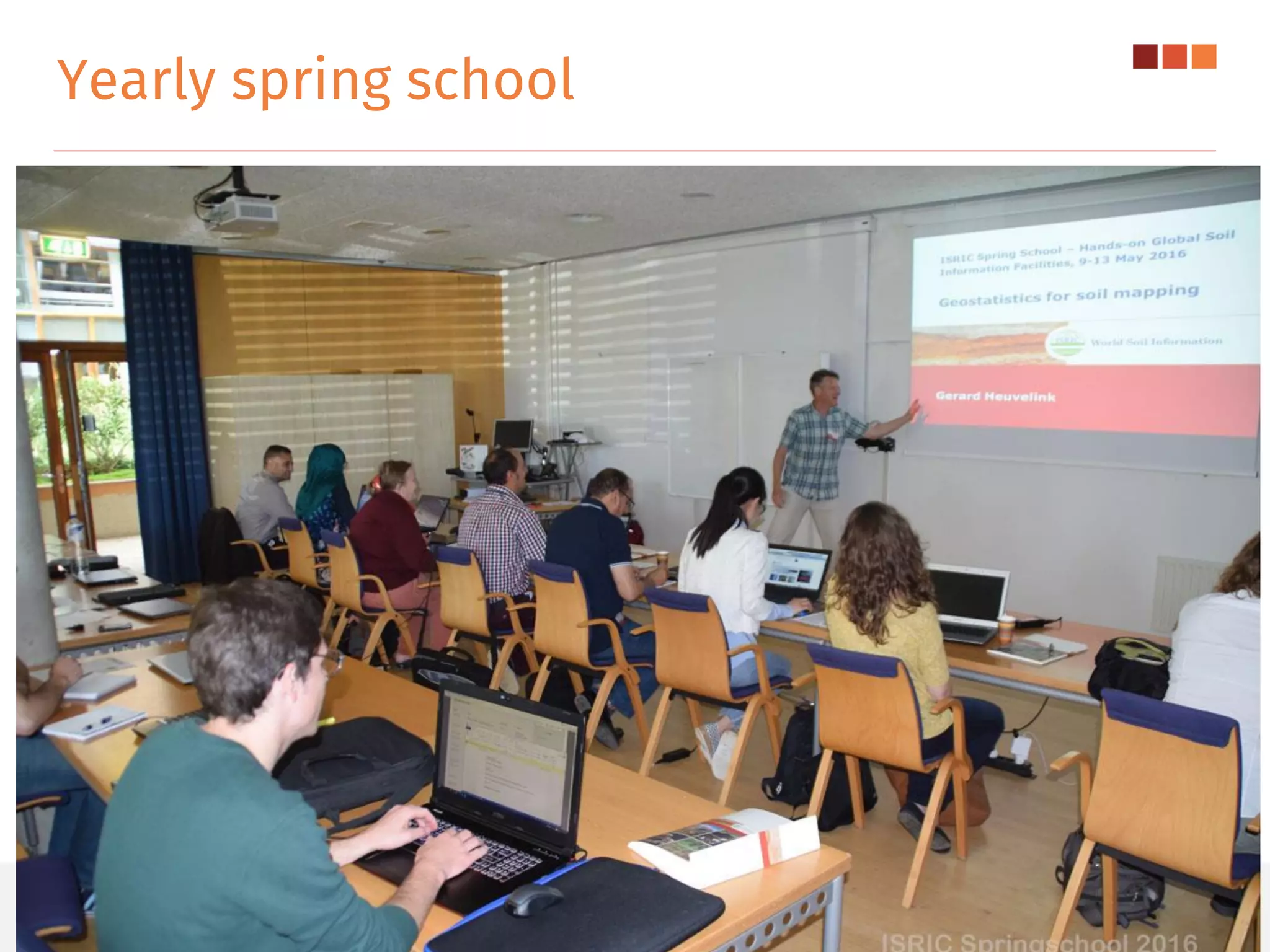 Yearly spring school
< Insert title of your presentation here >
 