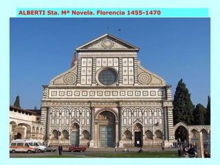ALBERTI Sta. Mª Novela. Florencia 1455-1470 