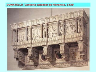 DONATELLO  Cantoría catedral de Florencia. 1439 