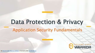 Secure Code Warrior - Privacy | PPT | Free Download