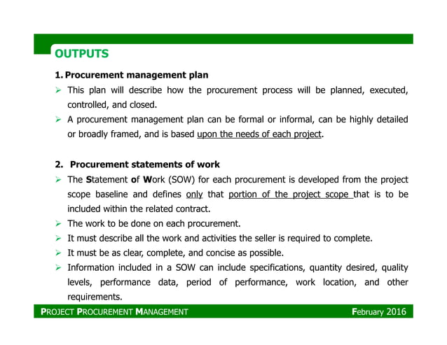 PMP_Project Procurement Management | PDF