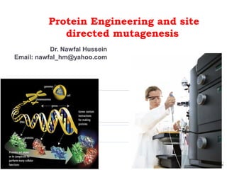 Protein Engineering and site
directed mutagenesis
Dr. Nawfal Hussein
Email: nawfal_hm@yahoo.com
1
 
