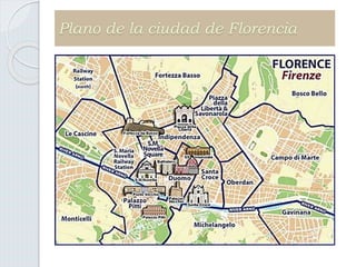 Plano de la ciudad de Florencia
 