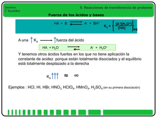 9 Reacciones de transferencia de protones | PDF