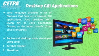 9 Real Life Applications of Java | PPTX | Programming Languages | Computing
