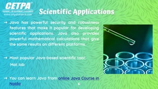 9 Real Life Applications of Java | PPTX | Programming Languages | Computing