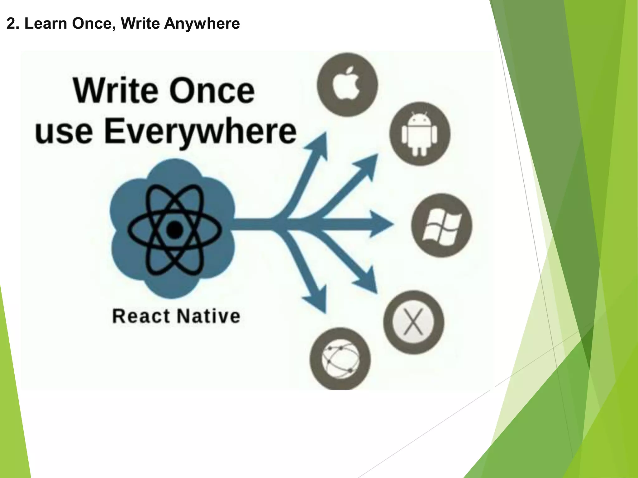 2. Learn Once, Write Anywhere
 