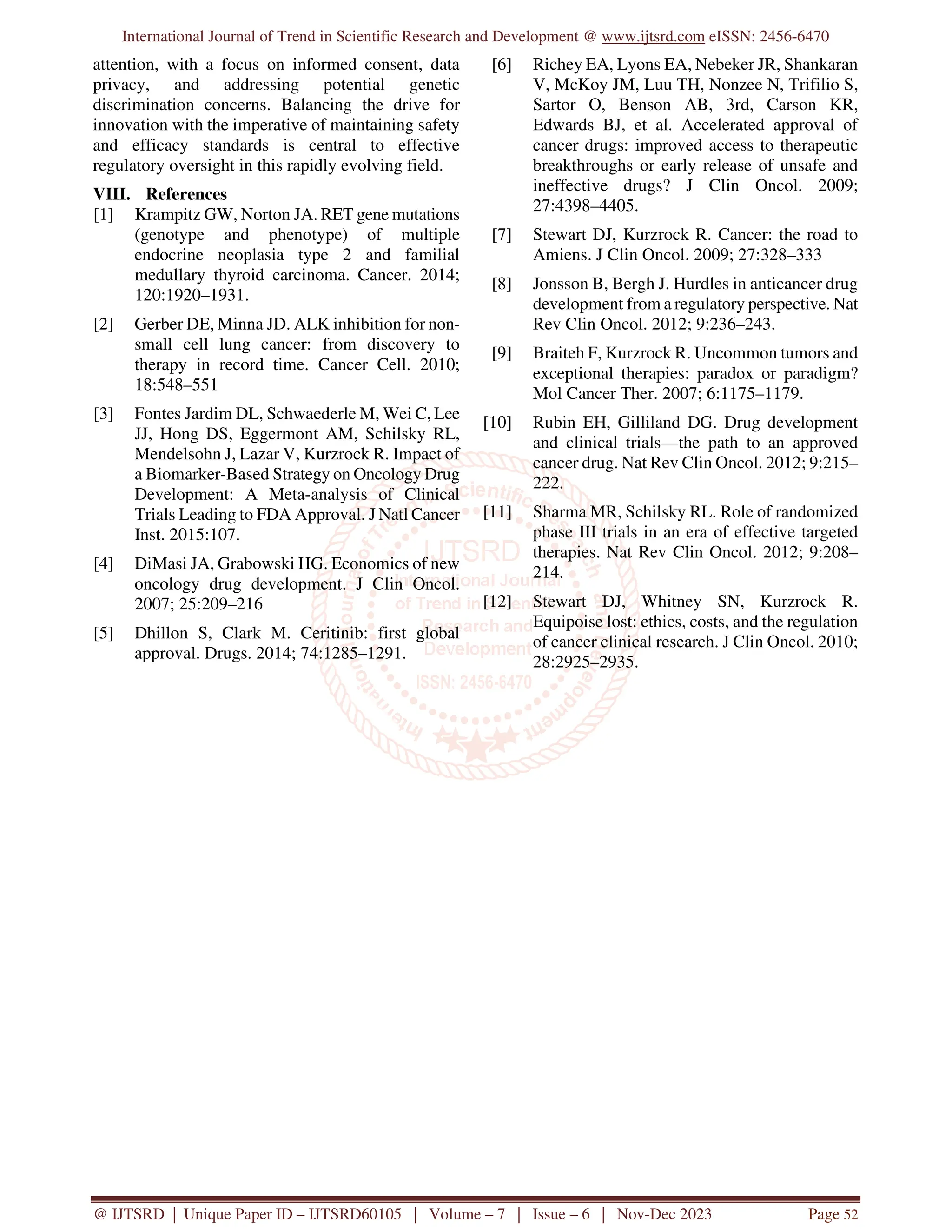 Regulatory Considerations for Personalized Medicine and Precision ...