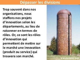 Dépasser les divisions
Trop souvent dans nos
organisations, nous
staffons nos projets
d’innovation selon les
départements,...