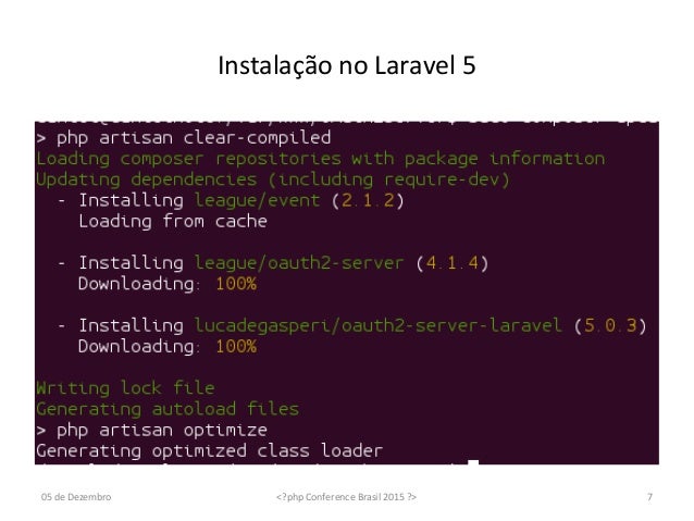 Laravel + OAuth 2.0 Server